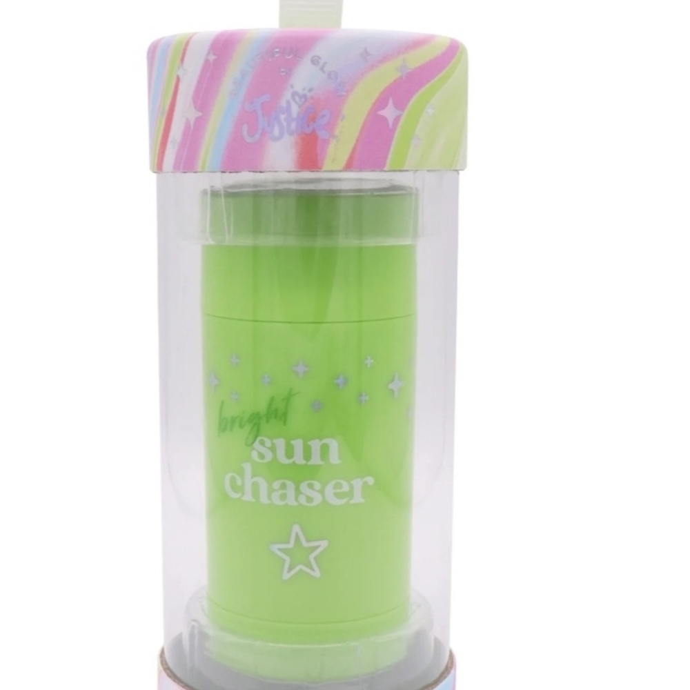 Beautiful Glow by Justice Solid Fragrance Stick Bright Sun Chaser Cucumber Melon
